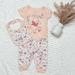 Disney Matching Sets | Disney Baby 3pc Winnie The Pooh Outfit For Baby Girl Size 3m | Color: White | Size: 0-3mb