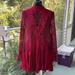 Free People Tops | Free People Lace Dress/Tunic | Color: Red | Size: Xs