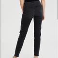 American Eagle Outfitters Jeans | American Eagle Relaxed Skinny Jeans Cuffed | Color: Black | Size: 8