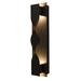 Orren Ellis Liebman 1 - Light LED Flush Mounted Sconce Metal in Brown | 19.72 H x 4.96 W x 4.5 D in | Wayfair 81346349C93140609605A121E21D78C6
