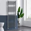 Warmehaus Straight Heated Towel Rail Radiator Anthracite 1800 x 600mm Grey Bathroom Ladder Radiator Towel Warmers for Bathroom Kitchen