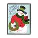 Stupell Industries Season's Greetings Expression Festive Winter Holiday Snowman Super Oversized Stretched Canvas Wall Art By Arrolynn Weiderhold Canvas | Wayfair