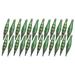 The Holiday Aisle® 24 Piece Solid Ball Ornament Set Plastic in Green | 1 W x 1 D in | Wayfair 8E118A8124684495821AD6EF0B5D75AF