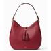 Kate Spade Bags | Kate Spade Nori Merlot Wkru4582 Hobo Bag Price Firm | Color: Gold/Red | Size: 10.1" H X 13.7" W X 4.9" D