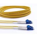 Elfcam® - 25m LWL Patchkabel OS2 LC/UPC zu LC/UPC Singlemode Duplex 9/125um Glasfaserkabel Fiber Patch Cable LSZH, 25M