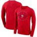 Men's Nike Red Gonzaga Bulldogs Basketball Icon Legend Performance Long Sleeve T-Shirt