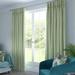 McalisterTextiles Solid Room Darkening Grommet Curtain Panels (DSQ is Set to 2) Polyester/Cotton Blend in Green/Blue | 90 H in | Wayfair