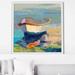 Longshore Tides Bottle Green Boat by Beth A. Forst - Painting Canvas | 31.5 H x 31.5 W x 2 D in | Wayfair 7FFEA63A784A4CA8A1C0A3CD68E0E975