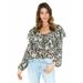 Free People Tops | Intimately Free People Say It To Me Floral Bodysuit | Color: Black | Size: M