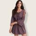 American Eagle Outfitters Dresses | American Eagle Boho Mauve Lace Peasant Dress | Color: Purple | Size: S