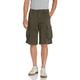 True Religion Men's Cargo Relaxed fit Short, Militant Green, 36