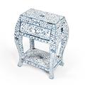 Butler Trubadur Blue and White Bone Inlay Side Table - Butler Specialty 5530417