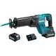 Scie sabre récipro 40 V XGT + 2 batteries 2,5Ah + chargeur rapide + coffret - MAKITA - JR001GD201