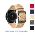 Bracelet de montre en nylon Geweven pour Xiaomi Huami Amazfit Brassard Tempo Gesp Tyor Samsung