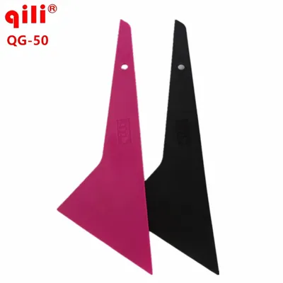 Outil de grattoir triangulaire en plastique à bouche oblique QG-50 QExisting raclette outils de