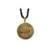 Dakota Fields Increasing Jewel Mantra & Tree of Life Pendant 2.0 H x 2.0 W x 1.0 D in black/yellowMetal in Gold | 2" H X 2" W X 1" D | Wayfair