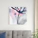 Red Barrel Studio® Pink Water Lilies II by Melissa Wang - Wrapped Canvas Painting Canvas | 30 H x 30 W x 1.25 D in | Wayfair