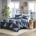 Woolrich Olsen Standard 100% Cotton Lodge Style 3 Piece Quilt Set Cotton Percale in Blue | Full/Queen Quilt + 2 Standard Shams | Wayfair WR13-3471