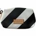 Dooney & Bourke Bags | New Dooney & Bourke Black And White Stripe Wristlet Coin Purse Bag Wallet Nwt | Color: Black/White | Size: Os