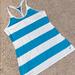 Nike Tops | () Nike: Blue, & White Striped Tank-Top. (L) | Color: Blue/White | Size: L