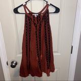 American Eagle Outfitters Dresses | American Eagle Outfitters Xxs Dress Burnt Orange Black Juniors | Color: Black/Orange | Size: Xxs