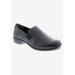 Women's Slide-In Flat by Ros Hommerson in Black Leather (Size 10 M)