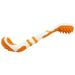 Orange 'Denta-Brush' TPR Durable Tooth Brush and Dog Toy, Medium