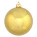 Gold 3-inch Luxe Shiny Ball Ornament (Pack of 32)