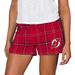 Women's Concepts Sport Red/Black New Jersey Devils Ultimate Flannel Shorts