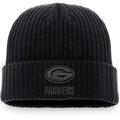 Men's Fanatics Branded Black Green Bay Packers Tonal Cuffed Knit Hat