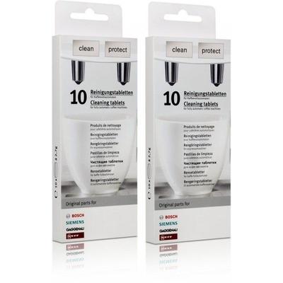 2er Pack Bosch Reinigungstabletten für Kaffeevollautomaten Thermokannen 2 x 10 Tabletten Image