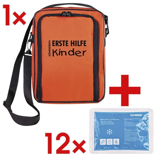 SÖHNGEN Erste-Hilfe-Tasche SCOUT »KiTa Großer Wandertag« inkl. 12x Kälte-Sofortkompresse, 22.5x7 cm Image