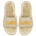 Men's ISlide Tan LSU Tigers Dune Faux Fur Slide Sandals