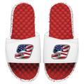 Men's ISlide White/Red Chase Elliott Americana Slide Sandals