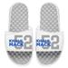 Men's ISlide Khalil Mack White NFLPA Number Fan Slide Sandals