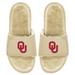 Men's ISlide Tan Oklahoma Sooners Dune Faux Fur Slide Sandals