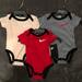 Nike One Pieces | Nike 3 Pack Onesies 6m | Color: Red/White | Size: 6-9mb