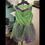 Disney Costumes | Children’s Disney Tinkerbell Costume Sz 3t-4t | Color: Green/Purple | Size: 3t-4t