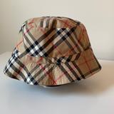 Burberry Accessories | Burberry Kids Vintage Check Technical Cotton Bucket Hat | Color: Brown | Size: M