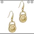 Michael Kors Jewelry | Euc Michael Kors Gold Or Silver Lock Dangle Earrings | Color: Gold/Silver | Size: Various