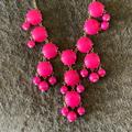 J. Crew Jewelry | Nwot J Crew Bib Necklace | Color: Gold/Pink | Size: Os