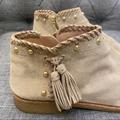 Kate Spade Shoes | Kate Spade Bowie Suede Booties | Color: Tan | Size: 11.5 Wide