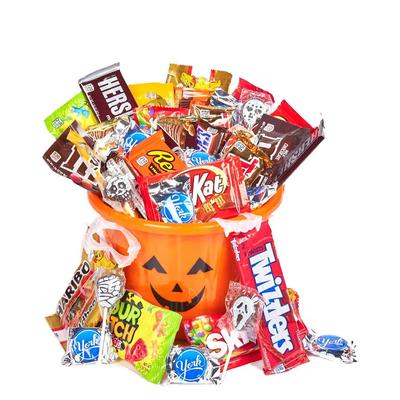 Deluxe Jack-O'-Lantern Halloween Candy Gift