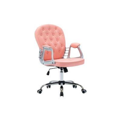 vidaXL Bürodrehstuhl Rosa Kunstleder Image