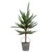 Primrue Artificial Pine Tree in Pot in Gray | 40.13 H x 15.38 W x 15.25 D in | Wayfair 85859B2666ED4604B363CF6E0F8241EB