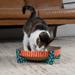 PetStages Scratch, Snuggle & Rest Corrugated Cat Scratcher w/ Catnip Cardboard in Orange | 4 H x 13.35 W x 13.35 D in | Wayfair 394