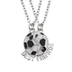 Collier tendance pour meilleurs amis pendentif d'amitié de Football colliers de Football en émail