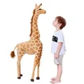 Peluche géante de girafe de 35 à 140cm animaux en peluche de haute qualité poupées douces pour