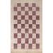 Checkered Gabbeh Kashkoli Oriental Wool Area Rug Hand-knotted Carpet - 6'4" x 9'5"