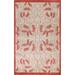 Vegetable Dye Chobi Peshawar Oriental Wool Area Rug Handmade Carpet - 5'6" x 8'3"